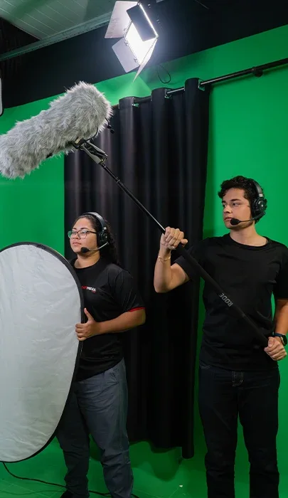 Bastidores da produção NPMIDIA