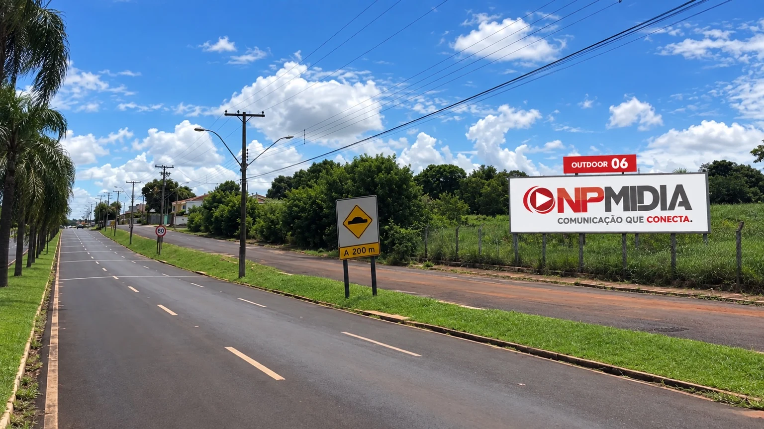 Outdoor 06 — Entrada da cidade · GACP, em Bebedouro